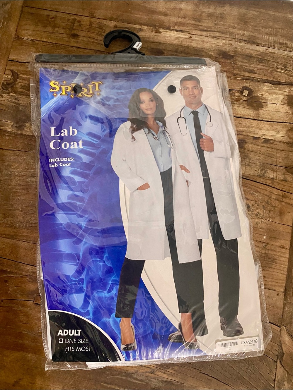 Spirit Halloween White Medical Lab Coat Costume